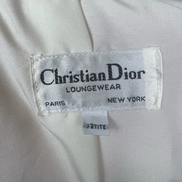 Vintage Christian Dior Soft Pink Petite Loungewear Robe - Picture 3 of 6